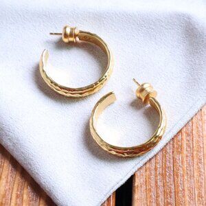 Julie Vos Madison Gold Hoop Earrings fashion